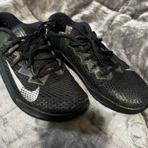 Nike Black Mesh Running Shoes Metcon